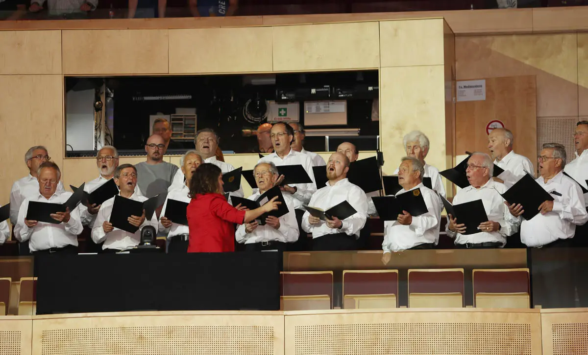 Grazer Männerchor beim Singen